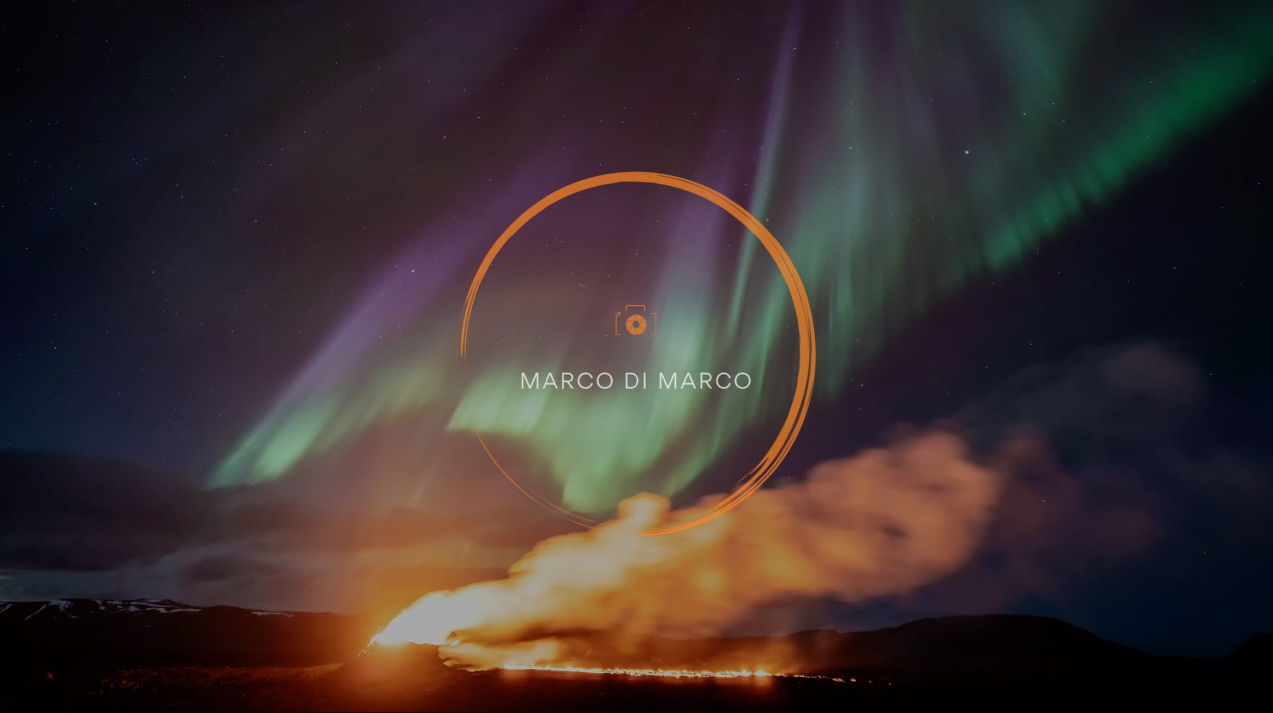 Volcanic landscape and Aurora in Iceland by photojournalist and photographer Marco Di Marco