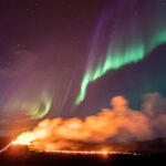 Volcanic landscape and Aurora in Iceland by photojournalist and photographer Marco Di Marco